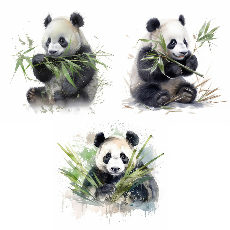 Pvc Panel Background - C76 # Naklejki ścienne z pandą