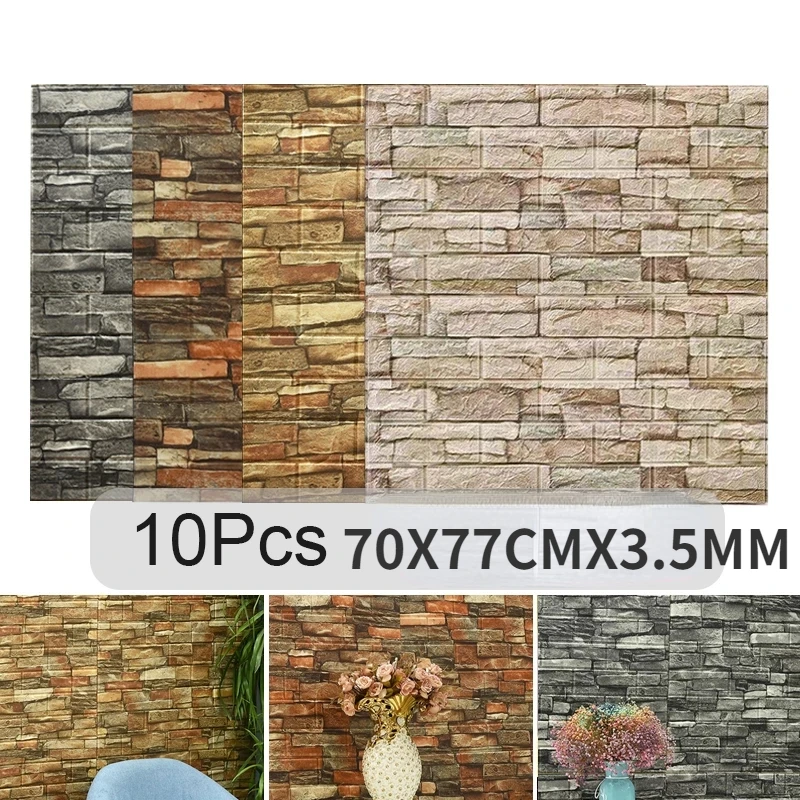 Pvc Panel Background - 10 szt. Samoprzylepna tapeta z wodoodporne