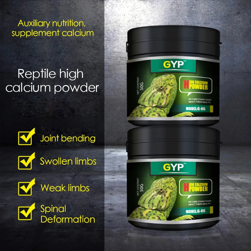 Calcium Powder Reptile - Wspinaczka dla zwierząt domowych gad proszek
