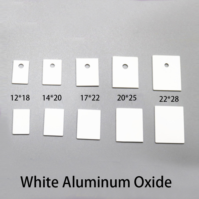 Ceramic Heat Emitter - TO-264 22x28x0.6mm 22*28*0.6mm bez otworu biały