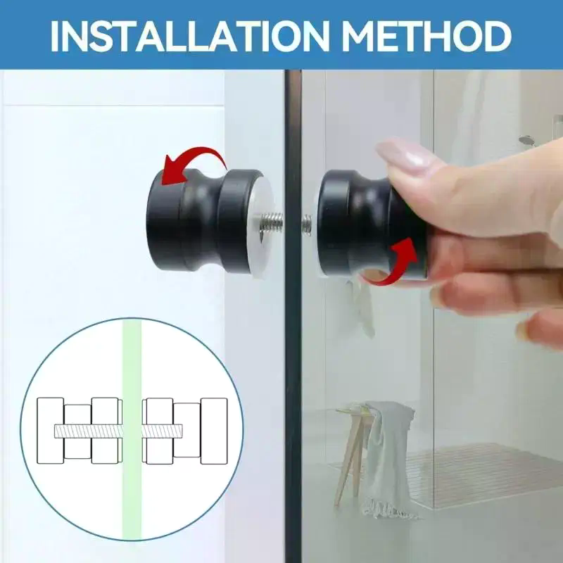 Stylowy uchwyt do szklanych dr – Glass Door Hinge recenzja i cena