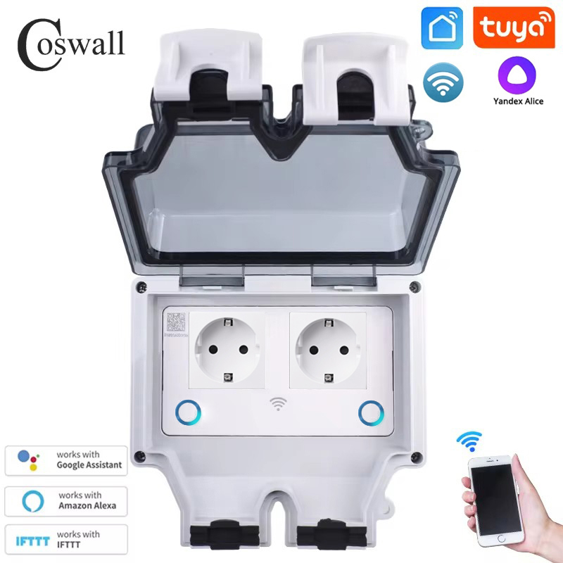 Coswall Tuya Wifi Yandex Alice – Timer Dual Outlet recenzja i cena