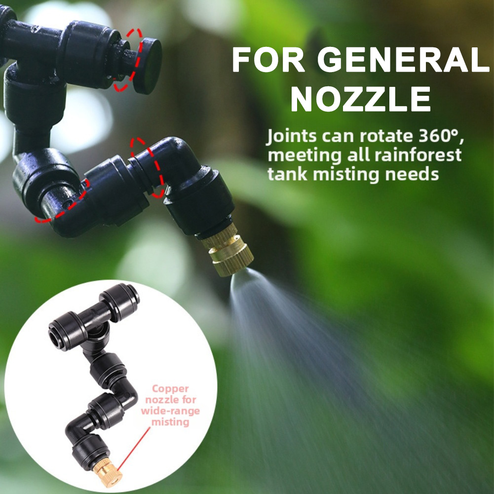 2 SZT. Czarne dysze rozpylając – Misting Nozzle Reptile recenzja i cena